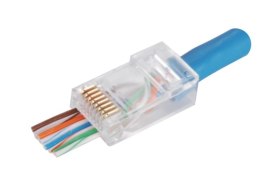 Wtyk przelotowy RJ45 UTP kat.5e (op. 100 szt)