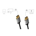 Kabel HDMI 4K/60Hz, aluminium 3m Czarny