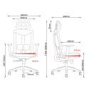 Krzesło biurowe ergonomiczne premium Ergo Office ER-414