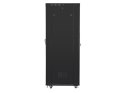 Szafa instalacyjna RACK stojąca 19 27U 800X1000 czarna LCD (FLAT PACK)