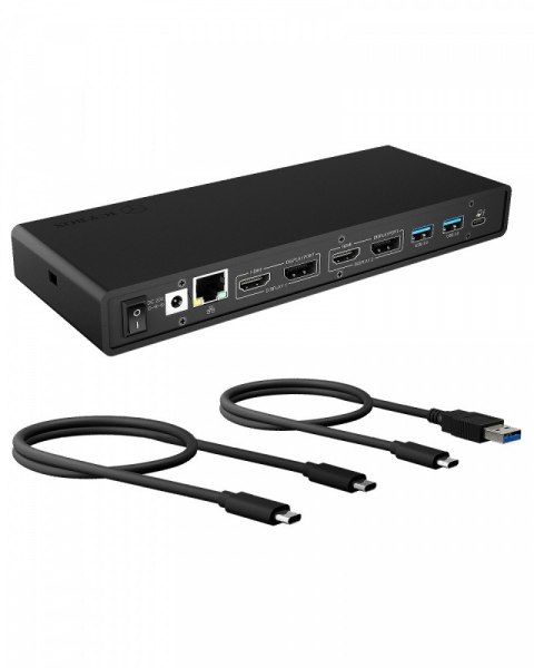 Stacja dokująca IB-DK2245AC 13w1, 2xDP,2xHDI,USB, LAN, USB-C, PD do 60W