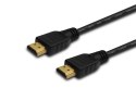 Kabel HDMI (M) 10m, czarny, złote końcówki, v1.4 high speed, ethernet/3D, CL-34