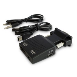 Konwerter VGA do HDMI, Audio, Full HD, CL-145