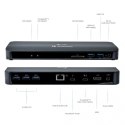 Stacja dokującaThunderbolt 3/USB-C Dual 4K Docking Station + USB-C to DisplayPort Cable (1,5m) + Power Delivery 60W