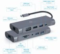 Adapter USB-C Hub USB-C PD GbE VGA HDMI 3xUSB 3.1 card audio