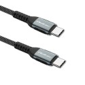 Kabel USB 2.0 typ C | USB 2.0 typ C 100W | QC 3.0| PD | 1.5m | Czarny