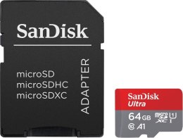 Karta Ultra microSDXC 64GB 140MB/s A1 + Adapter SD