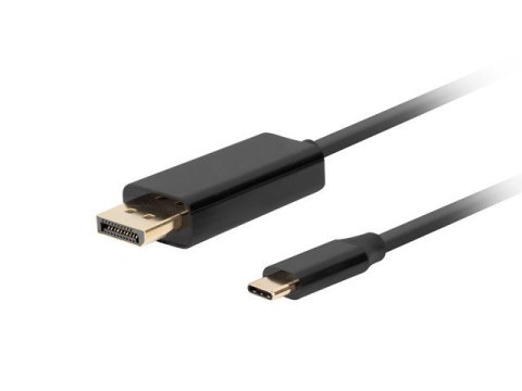 Kabel USB-C (M)->Displayport 3M 4K 60HZ czarny