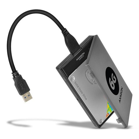 ADSA-1S6 Adapter USB 3.0 - SATA 6G do szybkiego przyłączenia 2.5" SSD/HDD, z pudełkiem