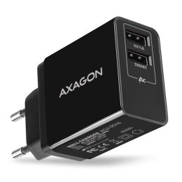 ACU-DS16 Ładowarka sieciowa, SMART 16W, 2x port USB-A, 5V/2.2A + 5V/1A