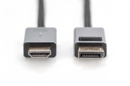 Kabel adapter DisplayPort - HDMI 4K 30Hz DP/HDMI M/M 1,8m