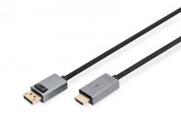 Kabel adapter DisplayPort - HDMI 4K 30Hz DP/HDMI M/M 3m