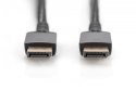 Kabel połączeniowy PREMIUM DisplayPort 8K60Hz UHD DP/DP M/M 2m Czarny