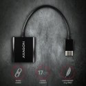 RVH-VGAN Adapter aktywny HDMI -> VGA FullHD, wyjście audio, micro USB złącze zasilania