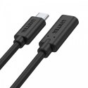 Przedłużacz USB-C 3.1 10Gbps; 4K; PD 100W; M/F; 1m; C14086BK-1M