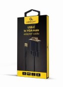 Kabel USB-C do VGA male 1920x1080 60Hz