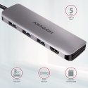 HMC-HCR3A Wieloportowy hub 3x USB-A + HDMI + SD/microSD, USB-C 3.2 Gen1, 20cm USB-C kabel