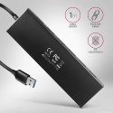 HUE-F7A Hub 7-portowy USB 3.2 Gen 1 ALU FLAT, micro USB, 1m USB-A kabel