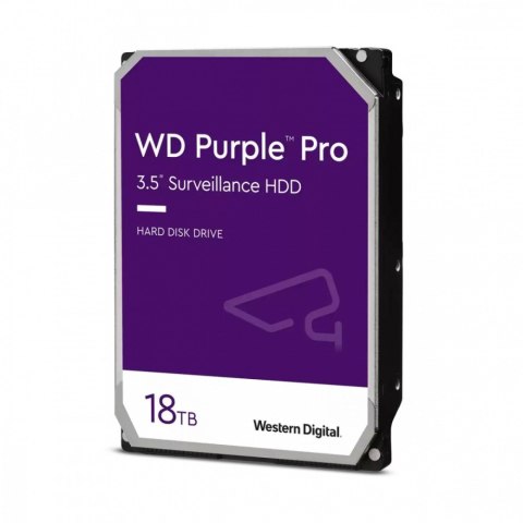 Dysk wewnętrzny WD Purple Pro 18TB 3,5 512MB SATAIII/7200rpm