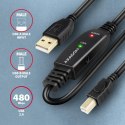 ADR-210B USB 2.0 A-M -> B-M Aktywny kabel połączeniowy/wzmacniacz 10m