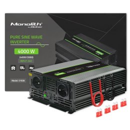 Przetwornica napięcia Monolith | 2000W | 4000W | 24V na 230V | Czysty Sinus