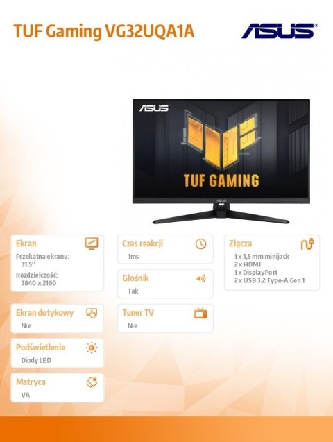 Monitor 32 cale VG32UQA1A Monitor 32 cale VG32UQA1A