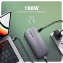 HMC-12GM2 Wieloportowy hub USB 12in1 + M.2 NVMe/SATA pozycja, 10Gbps, 3x USB-A, USB-C, HDMI 4K/60Hz, DP 4K/60Hz, GLAN, SD/microS