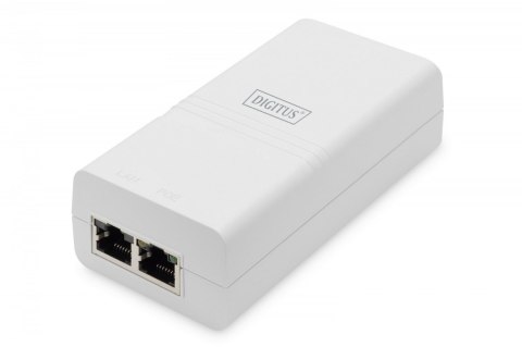 Zasilacz/Adapter PoE 802.3af, max. 48V 15.4W Gigabit 10/100/1000 Mbps, aktywny, Biały