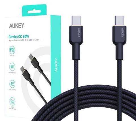 CB-NCC2 nylonowy kabel USB C - USB C | 1.8m | 3A | 60W PD | 20V