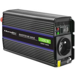 Przetwornica napięcia Monolith 1200 MS Wave | 12V na 230V | 600/1200W | USB