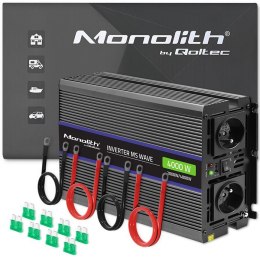 Przetwornica napięcia Monolith 4000 MS Wave | 12V na 230V | 2000/4000W | USB