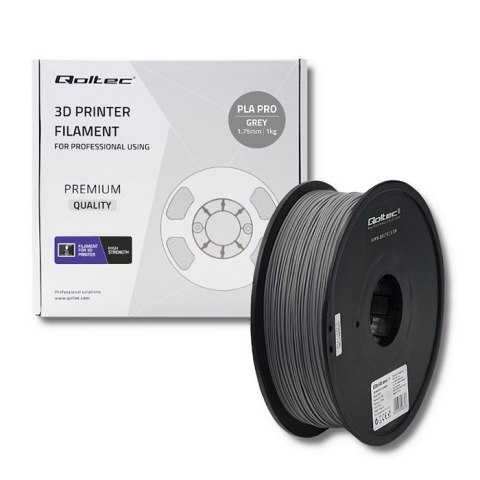 Profesjonalny filament do druku 3D | PLA PRO | 1kg | 1.75mm | Szary