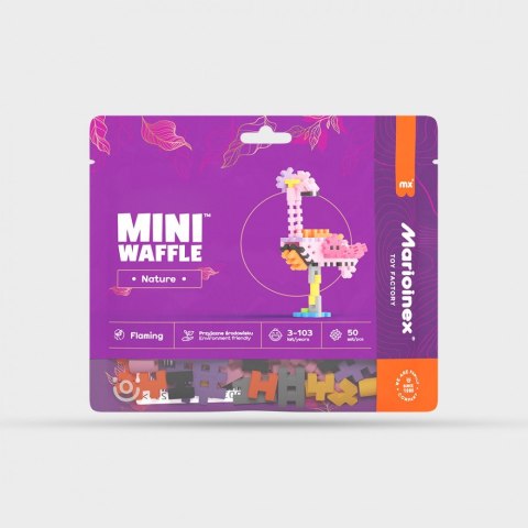 Klocki Mini Waffle Nature - Flaming 50 elementów