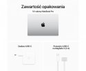 MacBook Pro 14,2 cali: M3 8/10, 8GB, 512GB - Srebrny