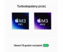 MacBook Pro 16,2 cali: M3 Pro 12/18, 18GB, 512GB - Srebrny