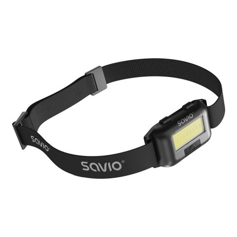 Latarka czołowa LED, COB, 140 lm, zasięg 10m, 4 tryby, FL-01 Latarka czołowa LED, COB, 140 lm, zasięg 10m, 4 tryby, FL-01