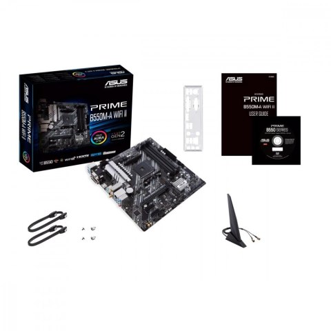 Płyta główna Prime B550M-A WIFI II AM4 4DDR4 HDMI M.2 mATX Płyta główna Prime B550M-A WIFI II AM4 4DDR4 HDMI M.2 mATX