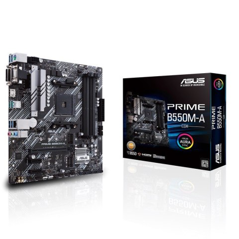 Płyta główna Prime B550M-A/CSM AM4 4DDR4 HDMI M.2 mATX Płyta główna Prime B550M-A/CSM AM4 4DDR4 HDMI M.2 mATX
