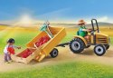 Zestaw z figurkami Country 71442 Traktor z przyczepa i zbiornikiem na wodę