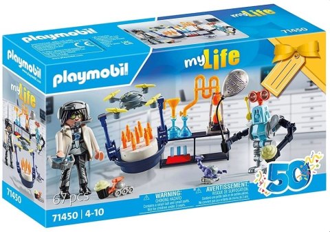 Zestaw z figurkami My Life 71450 Naukowiec z robotami