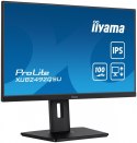 Monitor 23.8 cala ProLite XUB2492QSU-B1 IPS,QHD,USB-C,100Hz,3xUSB(3.2),HDMI,DP 300cd/m2,FreeSync,2x2W,HAS(150mm),PIVOT