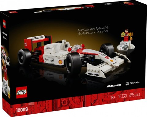 Klocki Icons 10330 McLaren MP4/4 i Ayrton Senna