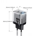 Ładowarka sieciowa 2x USB-C Super Fast Charger GaN 40W