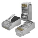 Wtyk przelotowy złącze RJ45 | CAT6 | FTP | Pass Through | Pozłacane styki | 100 sztuk