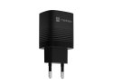 Ładowarka sieciowa Ribera GAN 1X USB-A + 1X USB-C 30W Czarna