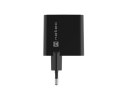 Ładowarka sieciowa Ribera GAN 1X USB-A + 1X USB-C 45W Czarna