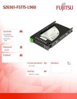 Dysk serwerowy SSD SATA 960GB 3.5