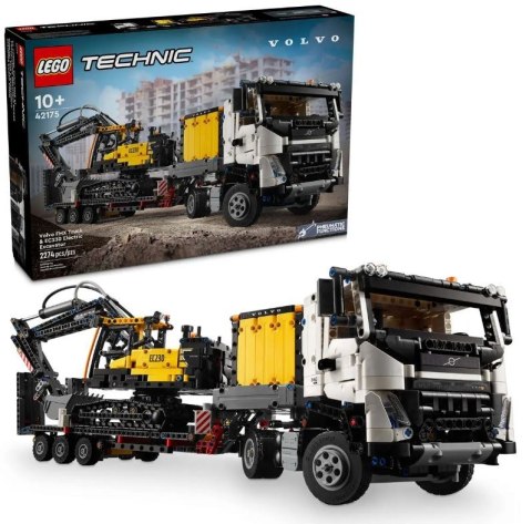 Klocki Technic 42175 Ciężarowka Volvo FMX i koparka EC230 Electric Klocki Technic 42175 Ciężarowka Volvo FMX i koparka EC230 Electric