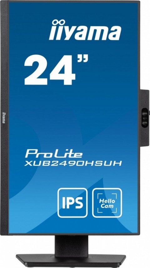Monitor 24 cale XUB2490HSUH-B1 IPS,FHD,CAM,MIC,HDMI,DP,3xUSB(3.2), 100Hz,250cd,4ms,ADAPTIVE SYNC,FlickerFree,2x2W,WINDOWS HELLO Monitor 24 cale XUB2490HSUH-B1 IPS,FHD,CAM,MIC,HDMI,DP,3xUSB(3.2), 100Hz,250cd,4ms,ADAPTIVE SYNC,FlickerFree,2x2W,WINDOWS HELLO