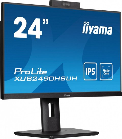 Monitor 24 cale XUB2490HSUH-B1 IPS,FHD,CAM,MIC,HDMI,DP,3xUSB(3.2), 100Hz,250cd,4ms,ADAPTIVE SYNC,FlickerFree,2x2W,WINDOWS HELLO Monitor 24 cale XUB2490HSUH-B1 IPS,FHD,CAM,MIC,HDMI,DP,3xUSB(3.2), 100Hz,250cd,4ms,ADAPTIVE SYNC,FlickerFree,2x2W,WINDOWS HELLO